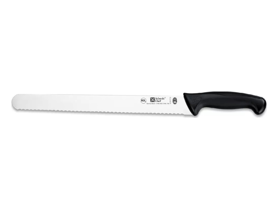Atlantic Chef Slicing Knife Serrated Edge 36Cm